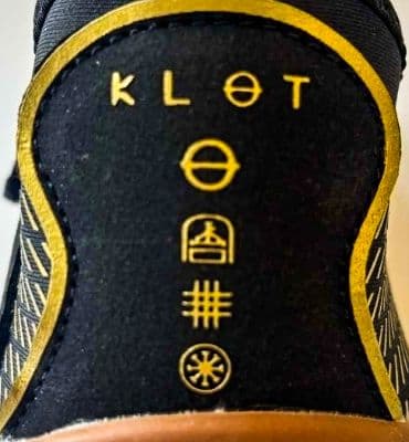 KLΘT mark: Nomad, four Nsibidi-inspired glyphs